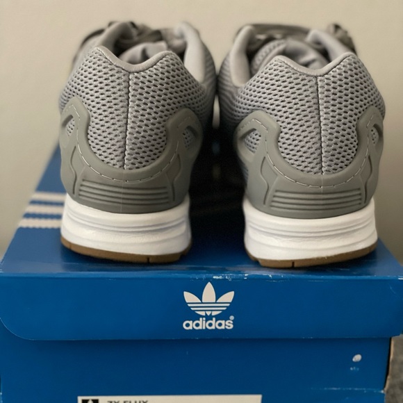 Adidas ZX Flux - Tri-Color Stripes Gray Sz 10.5 - Picture 3 of 4